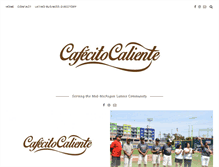 Tablet Screenshot of cafecitocaliente.com